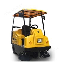 工廠電動掃地車_工商業(yè)駕駛式掃地機W1400