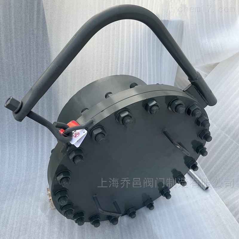 垂直吊盖带颈板式平焊人孔 垂直吊盖带颈板式平焊人孔