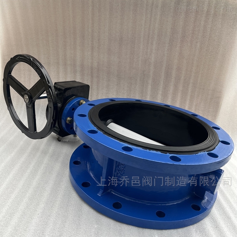 蜗轮尼龙涂层板蝶阀