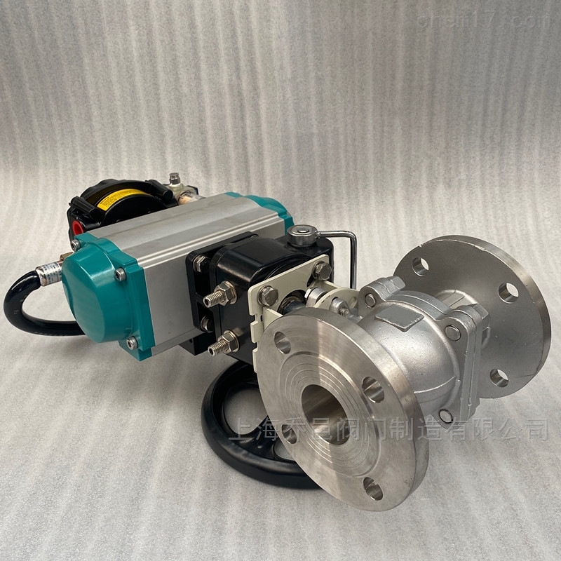 断电失气自动复位气动不锈钢球阀