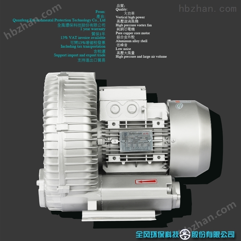 高效高壓氣體循環(huán)風(fēng)機(jī)RB-63D-2高壓風(fēng)機(jī)